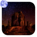 beautiful desert night live wa android application logo